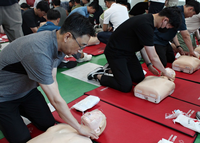 대한적십자사 서울지사, 육군 예비전력관리 군무원 대상 안전교육 실시