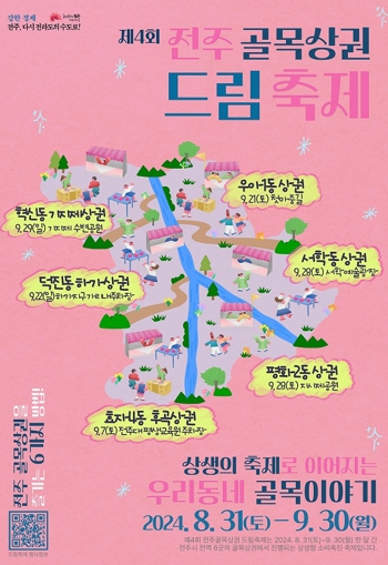 ‘전주 골목상권 드림축제’로 골목골목에 활력을!