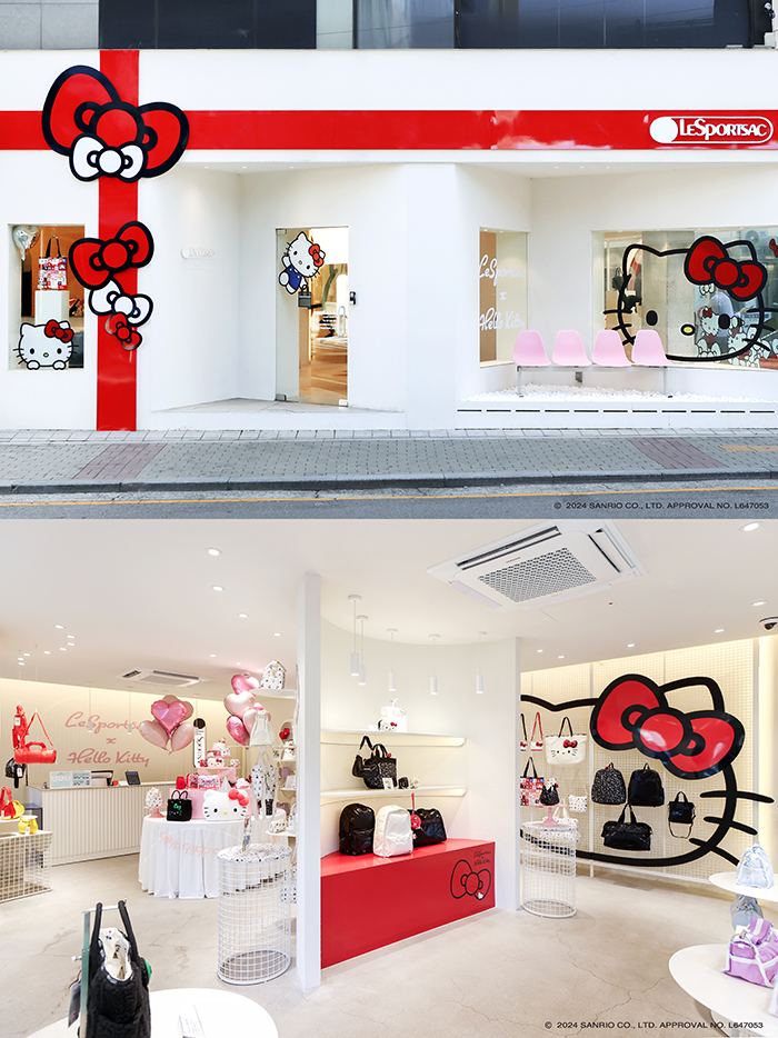 LeSportsac x 헬로키티, 50주년 한정판 컬렉션 팝업스토어 오픈