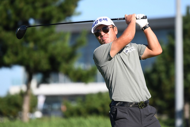 최호성의 플레이 모습 사진=KPGA