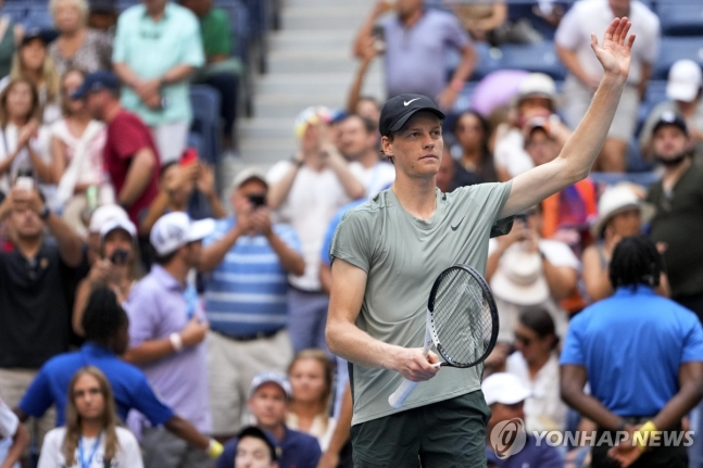 US오픈 16강 진출한 신네르