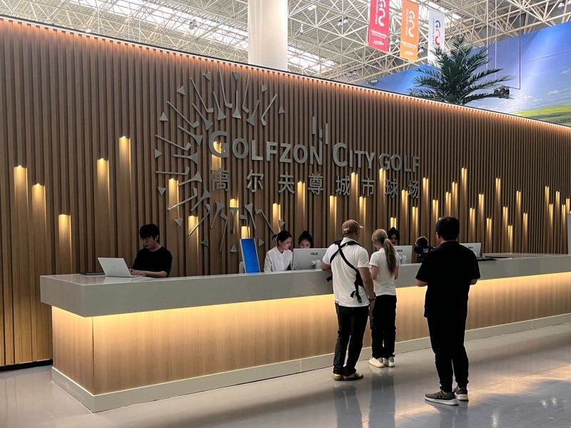 사진4. 골프존 ‘천진 시티골프’ 리셉션