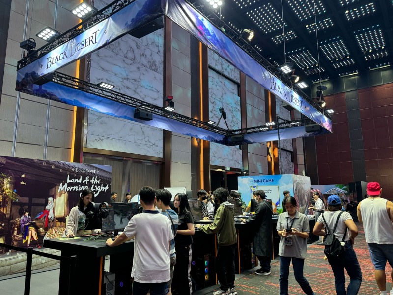 'TiGS 2024' 펄어비스 '검은사막' 부스(사진 제공=펄어비스).