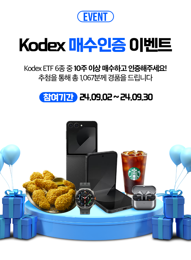 삼성자산운용이 'KODEX 미국ETF 매수 인증 이벤트'를 이달 30일까지 진행한다. /사진=삼성자산운용