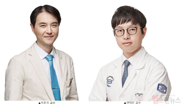 (왼쪽부터) 가톨릭의대 호흡기내과 서울성모병원 이진국· 여의도성모병원 안태준 교수 연구 (서울성모병원 제공)