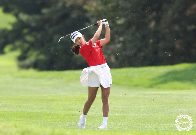 배소현의 아이언샷.