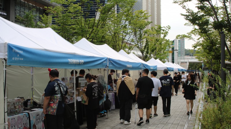 'GXG 2024' 크리에이터 마켓 현장.