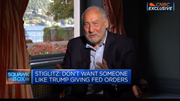 (상보) '노벨상' 스티글리츠 "연준, 빅컷 단행해야...그동안 너무 많이 올려"