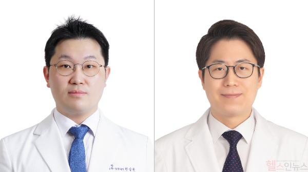 경희대한방병원 중풍뇌질환센터 권승원(좌측), 이한결(우측) 교수 (경희대한방병원 제공)