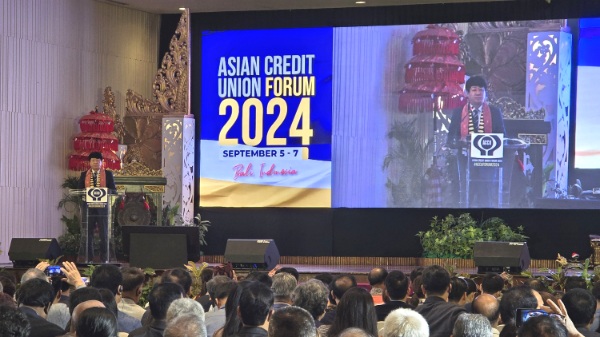 아시아신협연합회 연차총회에서 김윤식 아시아신협연합회장의 회장직 4연임이 확정됐다.