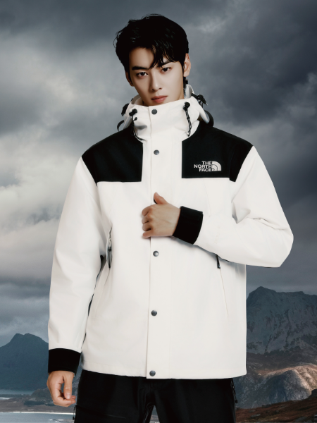 ‘에코 고어텍스 마운틴 재킷’을 착용한 노스페이스 홍보대사 차은우