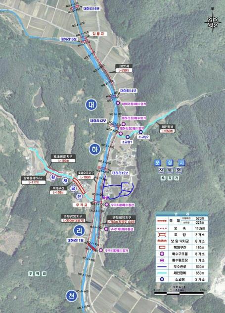 사업계획도(우곡지구)