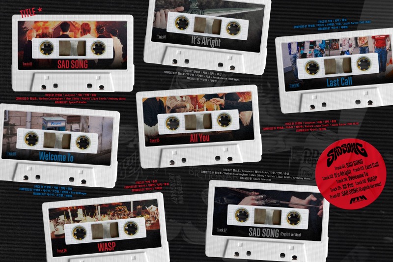 피원하모니, 미니 7집 'SAD SONG' 트랙리스트 공개…전곡 멤버 참여