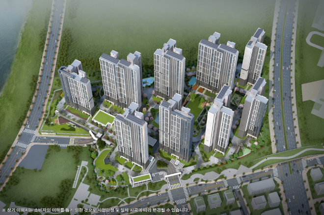 더샵 탕정인피니티시티 3차 조감도. / 사진=포스코이앤씨 제공