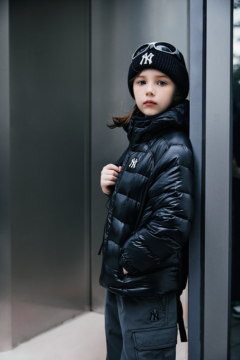 MLB키즈, 24FW 경량 패딩 화보 공개
