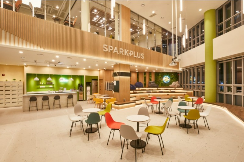 최대 80명 수용이 가능한 스파크플러스 선릉3호점 이벤트홀