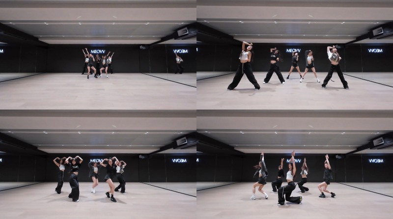 MEOVV(미야오), 데뷔곡 ‘MEOW’ 안무 영상 공개…실제 무대 방불케 하는 에너지