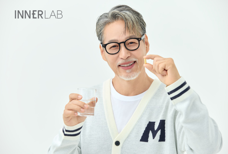 이너랩, 엠버서더로 시니어 모델 이동준 발탁… ‘차전자피 가르시니아’ 홍보 활동