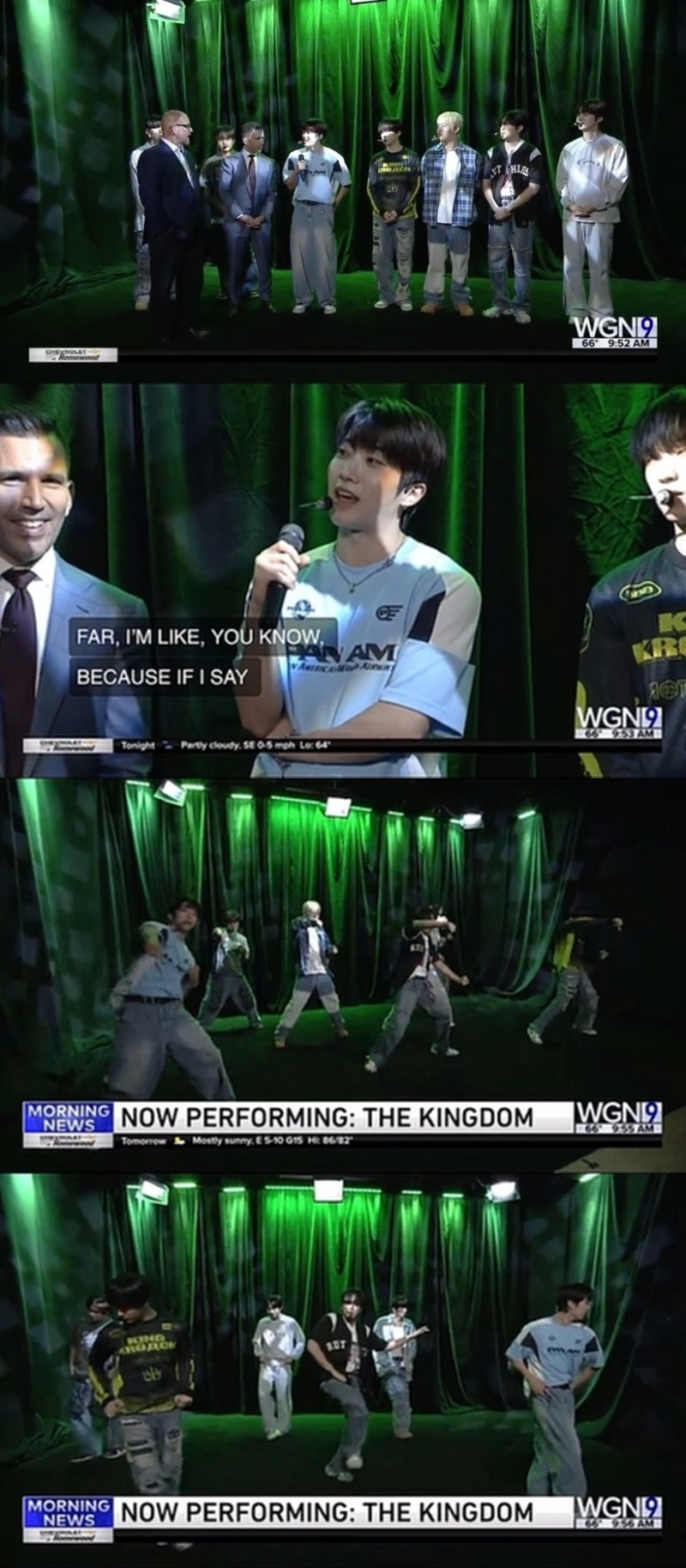 더킹덤, 美 시카고 아침 뉴스 메인 게스트 단독 출연…현지 뜨거운 반응