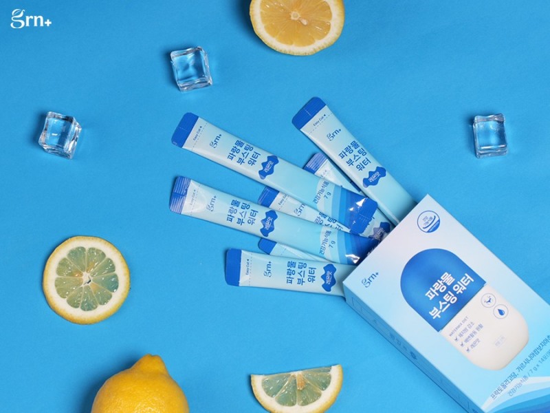 GRN, 신제품 '파랑물 부스팅 워터' 출시