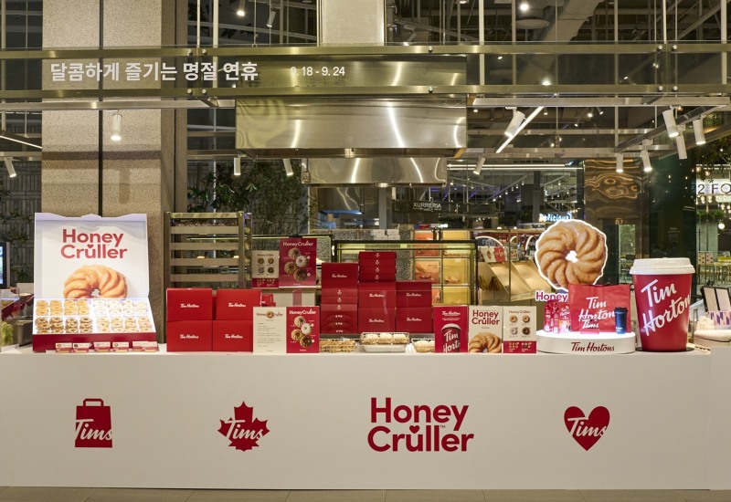 팀홀튼, 더현대 서울에서 ‘허니 크룰러’ 팝업 오픈
