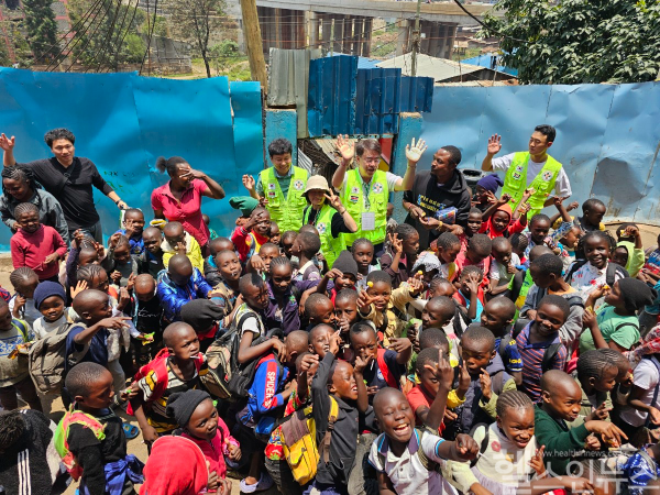 그린닥터스 케냐봉사단, 해발 1,900m 고지대학교서 빈민어린이 진료 (온종합병원 제공)