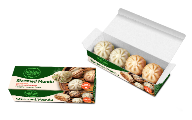 CJ제일제당이 호주 콴타스항공에 납품하는 기내식 비비고 찐만두.ⓒCJ제일제당