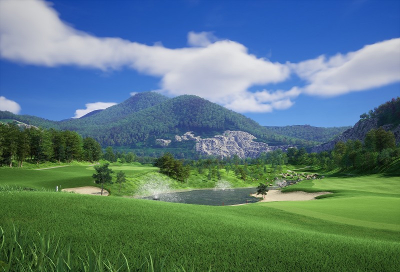 골프존 투비전NX 코스 이미지(타이거CC)