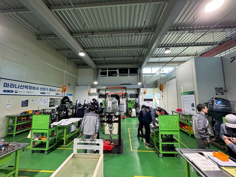 케이워터운영관리㈜ ‘마리나선박정비사 선외기 실기교육‘ 추가 개설