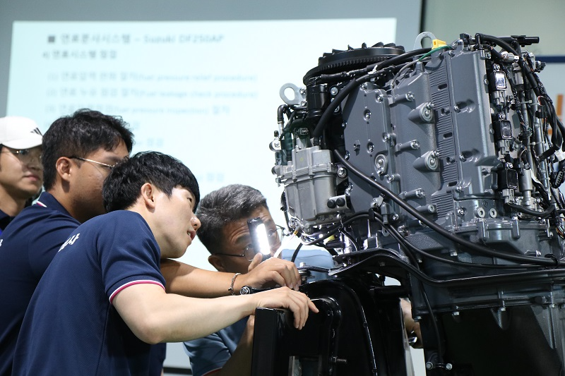 케이워터운영관리㈜ ‘마리나선박정비사 선외기 실기교육‘ 추가 개설