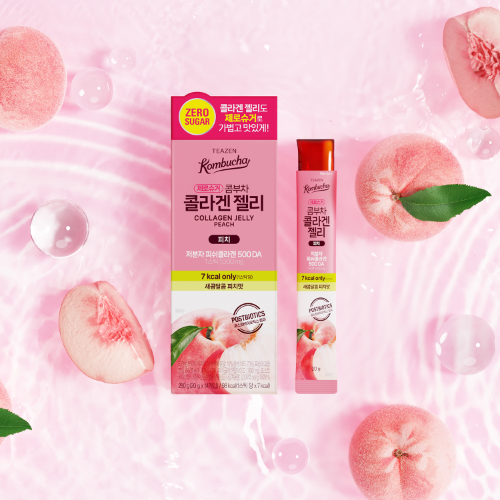 티젠 '콤부차 콜라겐 젤리 피치' 리뉴얼 출시