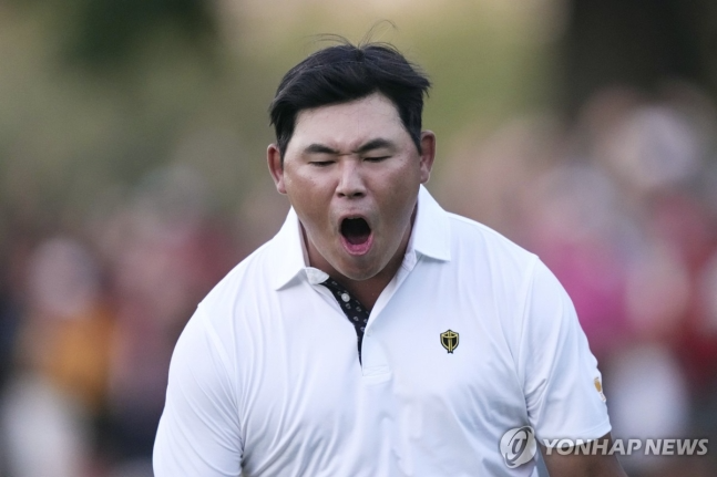 포효하는 김시우