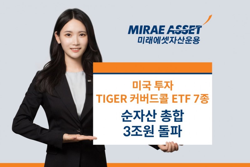 미래에셋, 미국 투자 ‘TIGER 커버드콜 ETF’ 7종 순자산 총합 3조원 돌파