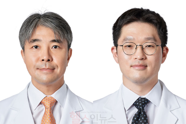 (왼쪽부터) 중앙대학교병원 척추센터 송광섭, 함대웅 정형외과 교수
