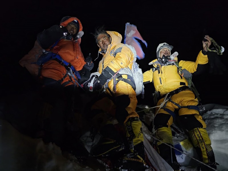 2024 한국 마나슬루 꿈의 원정대 등정 및 등반 장면. (제공= 대한산악연맹)