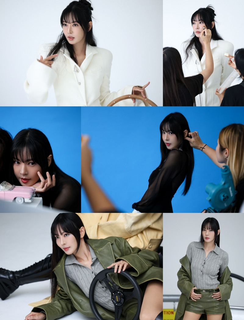 김소연, 당당한 카리스마로 매력 어필…화보 비하인드 컷 공개