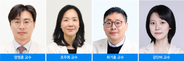 왼쪽부터) 삼성서울병원 순환기내과 양정훈·최기홍 교수, 임상역학연구센터 조주희·강단비 교수 연구 (삼성서울병원 제공)