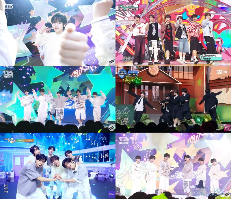 NCT WISH, ‘Steady’ 퍼포먼스 화제…무대 위 반짝이는 청량+젠지 감성