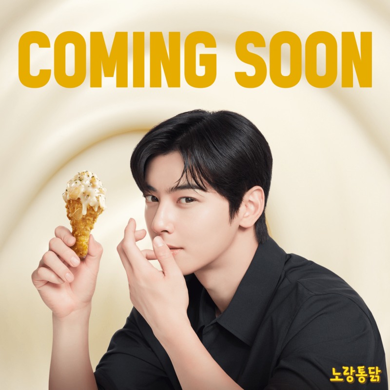 (사진) 노랑통닭 신규 모델 가수 겸 배우 차은우