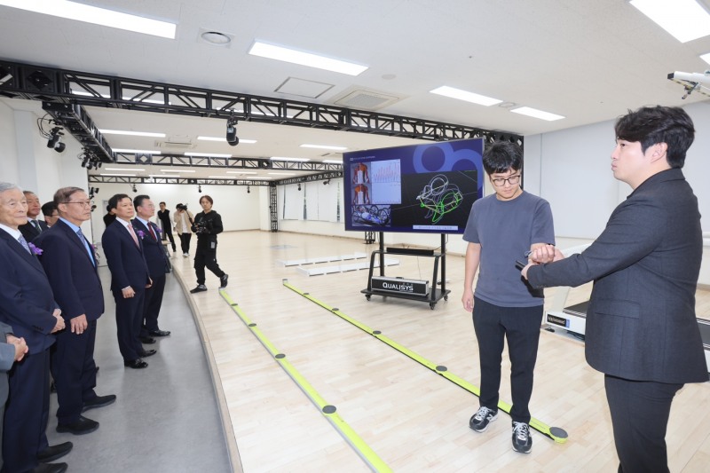 국민체육진흥공단_한국스포츠과학원 개원식_스포츠역학 지원 시연 사진