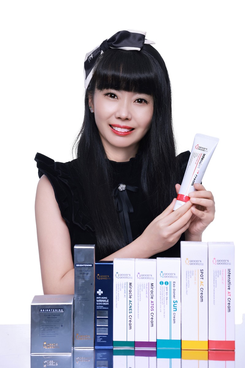k뷰티모델협회 대표 이은희, 퀸스퀸화장품 전속모델 활동