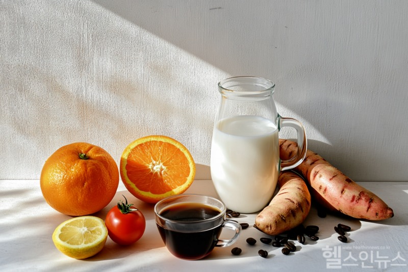 이 음식들이 무조건 안 좋은 것은 아니다. 정 먹고 싶다면 좋은 음식들을 먼저 섭취 후 나중에 먹는 것이 좋다. / 사진 : Ai생성이미지