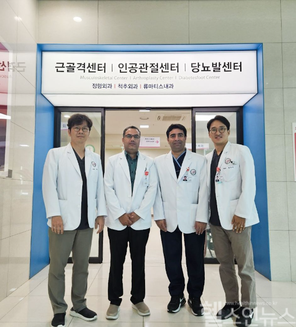 국제 전임의 과정에 참여 중인 파키스탄 의사들 / 사진출처=한림대동탄성심병원