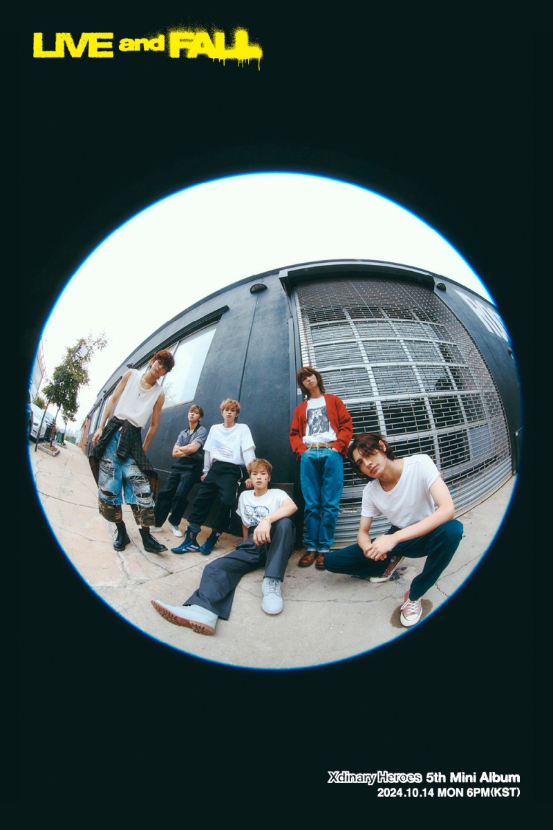 엑스디너리 히어로즈, 신보 단체 콘셉트 포토 최초 공개…자유분방 청춘 에너지