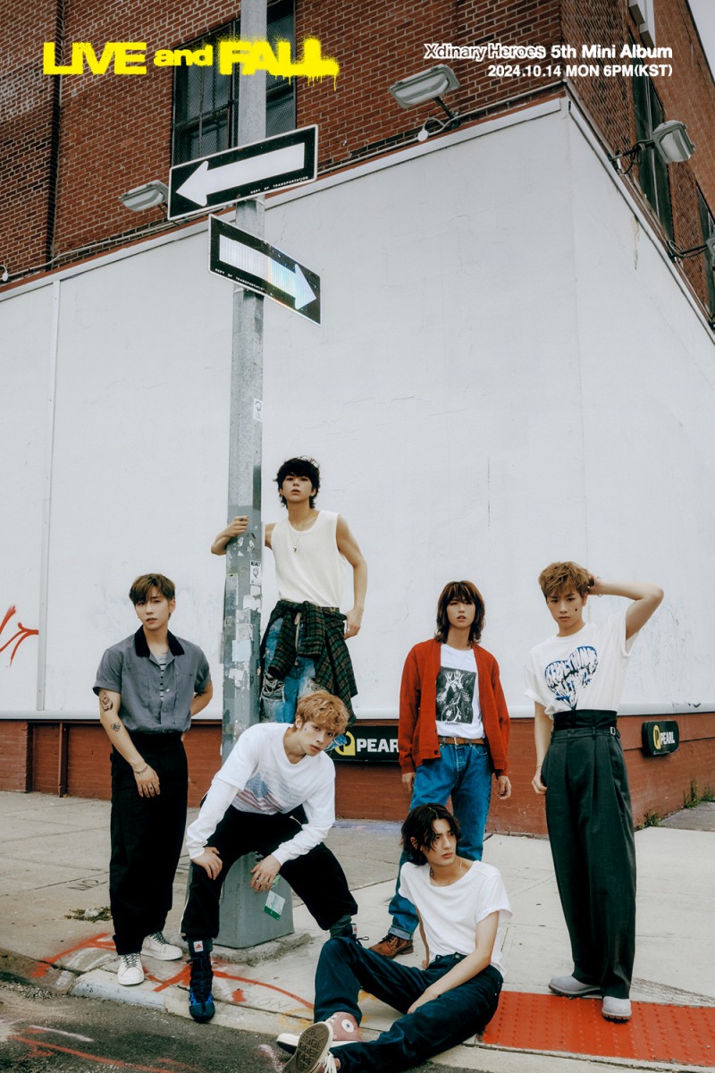 엑스디너리 히어로즈, 신보 단체 콘셉트 포토 최초 공개…자유분방 청춘 에너지