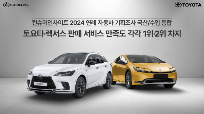 컨슈머인사이트 토요타·렉서스, 판매 서비스 만족도 각각 1위·2위 차지.ⓒ한국토요타자동차