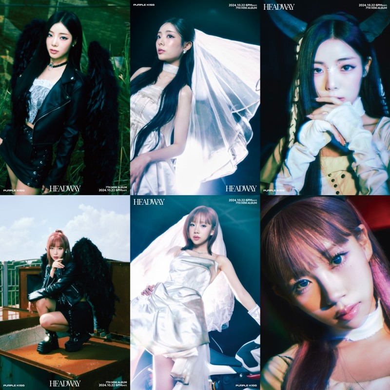 퍼플키스 나고은X도시, 미니 7집 콘셉트 포토 공개…'우아↔시크' 폭넓은 콘셉트 소화력