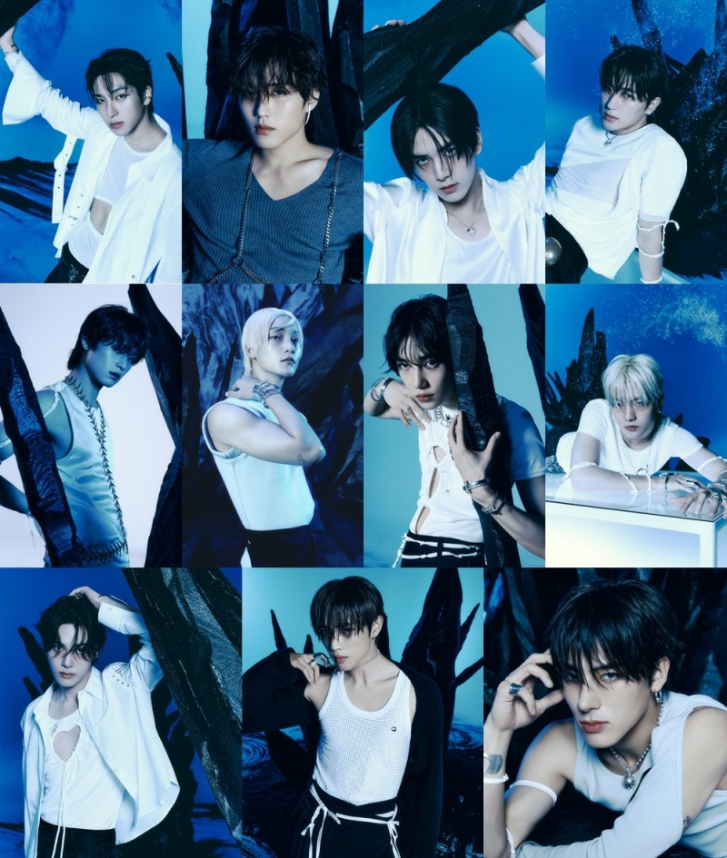 더보이즈, 신보 '도화선' 컴백 포토 '플래시' 공개…푸른 불꽃 틔울 '강렬 비주얼'