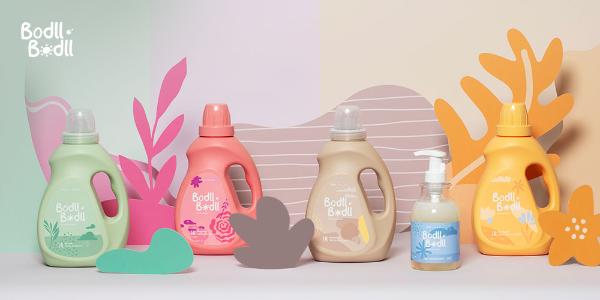 아이앤나의 프리미엄 유아 세제 브랜드 보들보들(BodllBodll) 이미지. 제공=아이앤나