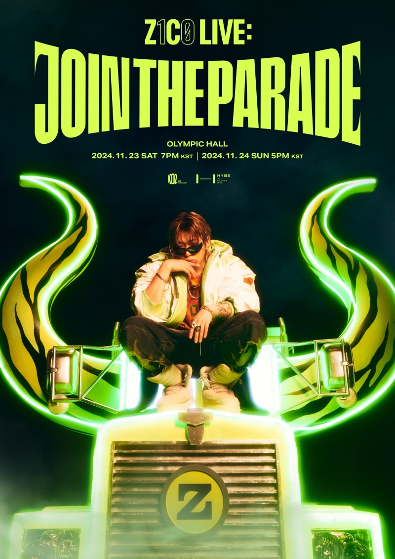 지코, 11월 6년 만에 단독 콘서트 개최…10년간의 솔로 활동 아우르는 다채로운 세트리스트 예고
